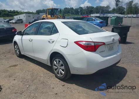 2015 Toyota Corolla Le from USA, damaged, VIN 2T1BURHE8FC404776